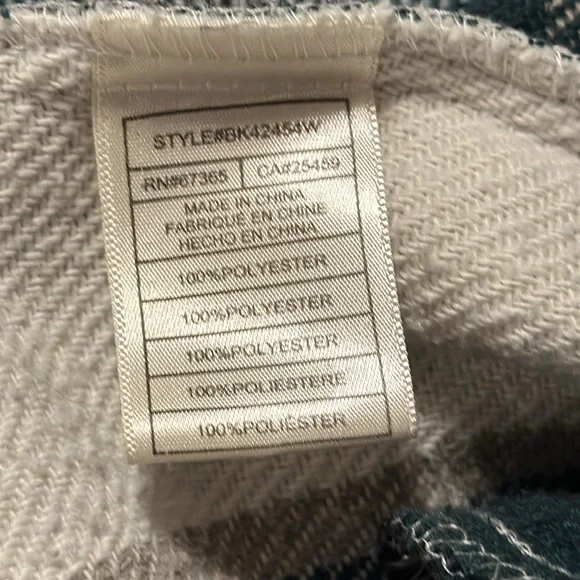 BB Dakota by Steve Madden Plaid Shacket Evergreen Plaid Size Medium - Picture 13 of 15